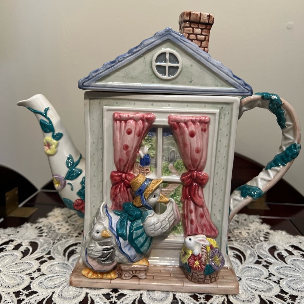 Fitz and Floyd Easter Duck Teapot
